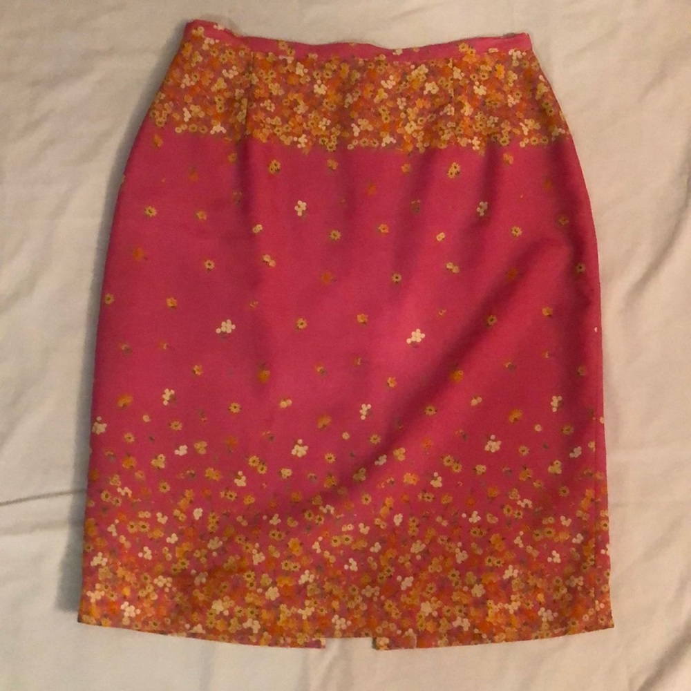 Pink Floral skirt